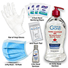 Employee Back To Work Kit, Hand Sanitizer/Hand Wipe/Mask/Glove/Anti-Touch Tool