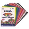 Construction Paper, 58 lbs., 9 x 12, Assorted, 50 Sheets/Pack