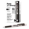.e-Sharp Mechanical Pencil, .5 mm, Black Barrel, Dozen