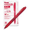 EnerGel-X Retractable Roller Gel Pen, .7mm, Red Barrel/Ink, Dozen