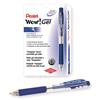 WOW! Retractable Gel Pen, .7mm, Translucent Barrel, Blue Ink, Dozen