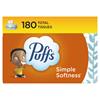 Simple Softness Non-Lotion Facial Tissue, White, 180  Tissues per Box, 24 Boxes /CT