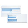 Redi-Seal Envelope, Security, #9, Double Window, Contemporary, White, 250/Carton