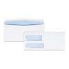 #9 Double Window Security Tint Envelopes, 3 7/8" x 8 7/8", Gummed, 24 lb White Paper, Side Seams, 500/BX