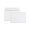 Open Side Booklet Envelope, Contemporary, 9 x 6, White, 100/Box