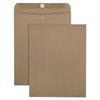 100% Recycled Brown Kraft Clasp Envelope, 10 x 13, Brown Kraft, 100/Box
