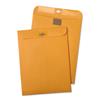 Postage Saving ClearClasp Kraft Envelopes, 6 x 9, Brown Kraft, 100/Box