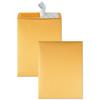 Redi Strip Catalog Envelope, 10 x 13, 28lb, Brown Kraft, 100/Box