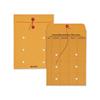 Brown Kraft Kraft String & Button Interoffice Envelope, 9 x 12, 100/Carton