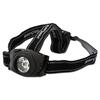 Virtually Indestructible Flashlight, Headlamp, Black, 3 AAA