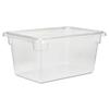 Food/Tote Boxes, 5gal, 12w x 18d x 9h, Clear