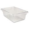 Food/Tote Boxes, 3 1/2gal, 18w x 12d x 6h, Clear