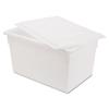 Food/Tote Boxes, 21.5gal, 26w x 18d x 15h, White