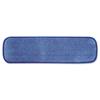 Hygen Microfiber Wet Mop Head Pad, 18 inch, Blue, 12/CT