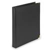 Classic Collection Executive Presentation Binder, 1" Brass Round Ring, 200 Sheet Capacity, Black