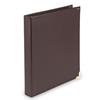 Classic Collection Executive Presentation Binder, 1" Brass Round Ring, 200 Sheet Capacity, Burgundy