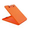 Slimmate Storage Clipboard, 1/2" Capacity, Holds 8-1/2"W x 12"H, Safety Orange