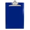 Recycled Plastic Clipboards, 1" Capacity, Holds 8-1/2"W x 12"H, Blue