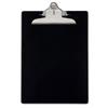 Recycled Plastic Clipboards, 1" Capacity, Holds 8-1/2"W x 12"H, Black