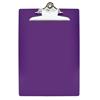 Recycled Plastic Clipboards, 1" Capacity, Holds 8-1/2"W x 12"H, Purple