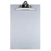 Aluminum Clipboard With High-Capacity Clip, 1" Capacity, Holds 8-1/2" x 12", Silver