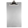 Aluminum Clipboard With High-Capacity Clip, 1" Capacity, Holds 8-1/2"W x 14"H, Silver