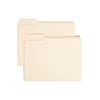 File Folders, 1/3 Cut First Position, One-Ply Top Tab, Letter, Manila, 100/Box