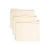 Heavyweight File Folders, 1/3 Tab, 1 1/2 Inch Expansion Letter, Manila, 50/Box