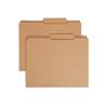 Kraft File Folder, 2/5 Cut Right, Two-Ply Top Tab, Letter, Kraft, 100/Box