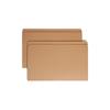 Kraft File Folders, Straight Cut, Reinforced Top Tab, Legal, Kraft, 100/Box