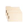 SuperTab File Folders with Fastener, 1/3 Cut, 11 Point, Legal, Manila, 50/Box