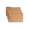 11 Point Kraft Folders, Two Fasteners, 1/3 Cut Top Tab, Legal, Brown, 50/Box