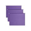 Color Hanging Folders with 1/3-Cut Tabs, 11 Pt. Stock, Purple, 25/BX