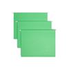 Hanging File Folders, 1/5 Tab, 11 Point Stock, Letter, Bright Green, 25/Box
