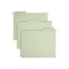 FasTab Hanging File Folders, 1/3 Tab, Letter, Moss Green, 20/Box