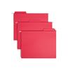 FasTab Hanging File Folders, Letter, Red, 20/Box