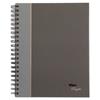 Royale Wirebound Business Notebook, Wide Ruled, 8" x 10.5", White Paper, Gray Cover, 96 Sheets