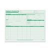 Employee Record File Folders, Straight Cut, Letter, 2-Sided, Green Ink, 20/Pack