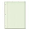 3-Hole Punched Engineering Computation Pad, Margin Ruled, 8.5" x 11", Green Paper, 200 Sheets