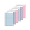 Prism Plus Colored Pads, Junior Legal Ruled, 5" x 8", Pastel Paper, 50 Sheets/Pad, 6 Pads/Pack
