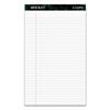 Docket Ruled Perforated Pads, 8 1/2 x 14, White, 50 Sheets, Dozen
