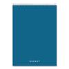 Docket Wirebound Pad, Legal Ruled, 8.5" x 11.75", White Paper, Blue Cover, 70 Sheets