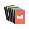 Hardcover Composition Book, Wide Ruled, 9.75" x 7.5", White Paper, Assorted Covers, 100 Sheets
