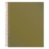 Docket Gold and Noteworks Project Planners, Ruled, 6.75" x 8.5", White Paper, Green Cover, 70 Sheets