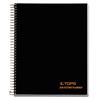 JEN Action Planner, Ruled, 6.75" x 8.5", White Paper, Black Cover, 84 Sheets