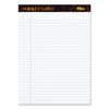 Docket Perforated Pads, Wide Ruled, 8.5" x 11", White Paper, 50 Sheets/Pad, 12 Pads