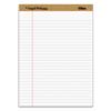 The Legal Pad Ruled Perforated Pads, Legal/Wide, 8 1/2 x 11 3/4, White, Dozen