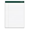 Double Docket Ruled Pads, 8 1/2 x 11 3/4, White, 100 Sheets, 4 Pads/Pack
