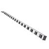 Power Strip, 16 Outlets, 1 1/2 x 48 x 1/2, 15 ft Cord, Silver