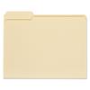 Top Tab File Folders, 1/3-Cut Tabs: Left Position, Letter Size, 0.75" Expansion, Manila, 100/Box
